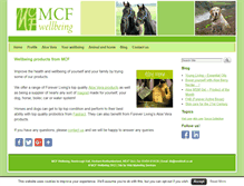 Tablet Screenshot of mcfwellbeing.co.uk